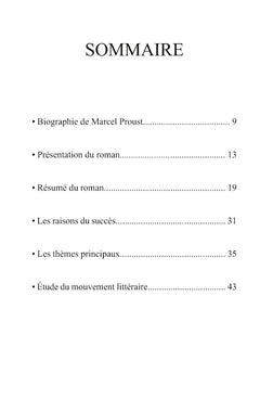 Fiche de lecture Du côté de chez Swann de Marcel Proust (analyse littéraire de référence et résumé complet)