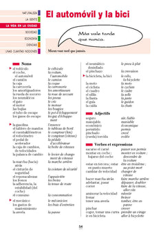 Le vocabulaire espagnol