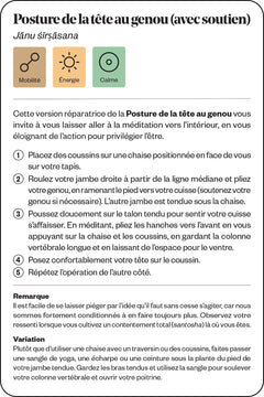 Mon cours de yoga