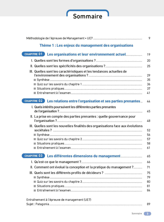 DCG - Epreuve 7 - Manuel et applications Management