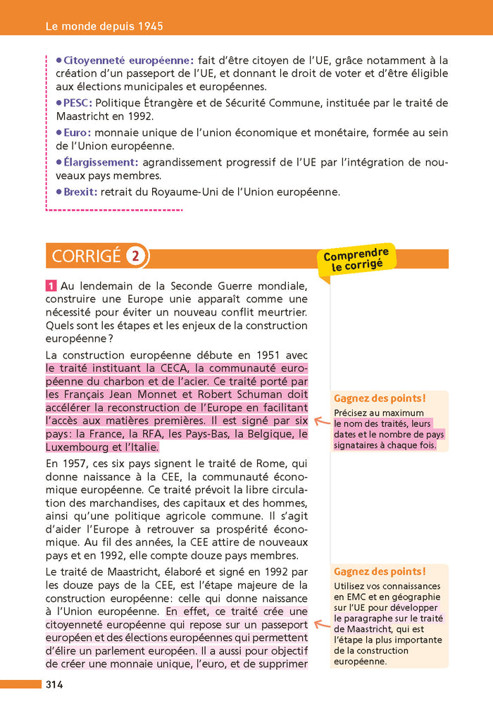 Maxi annales brevet 2026 - Corrigé