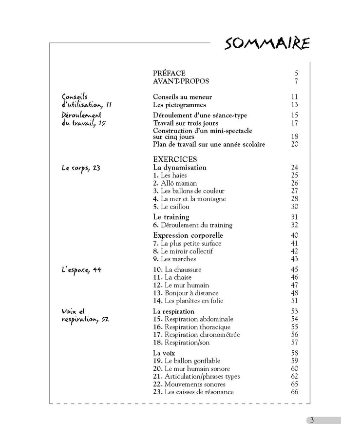 60 exercices d'entrainement au théâtre - Tome 1