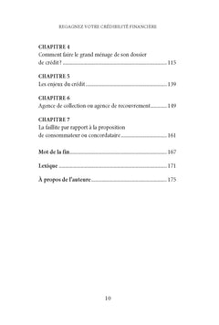 Regagnez votre crédibilité financière