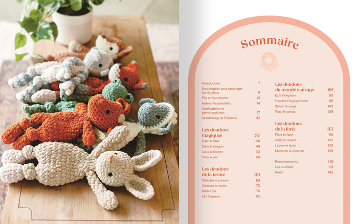 Doudous tout doux au crochet