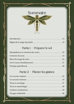 Tarot du jardin de la sorcière