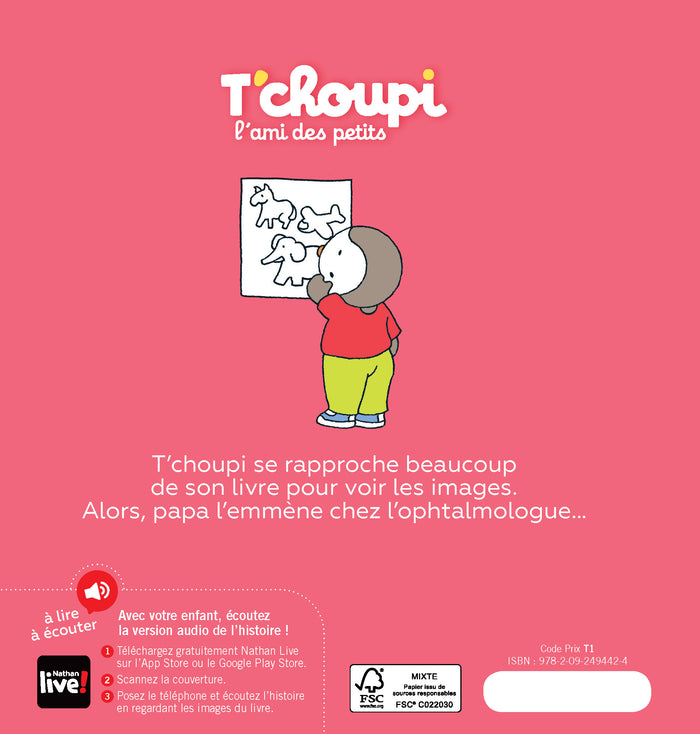 T'choupi a des lunettes