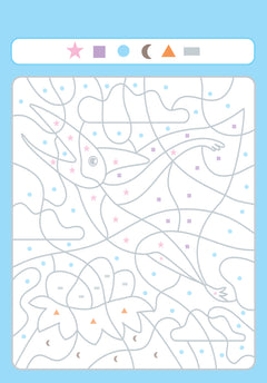 Mon bloc de coloriages magiques - Les formes