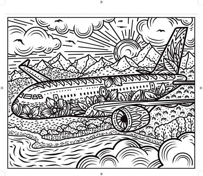 Avions et hélicoptères - La peinture magique