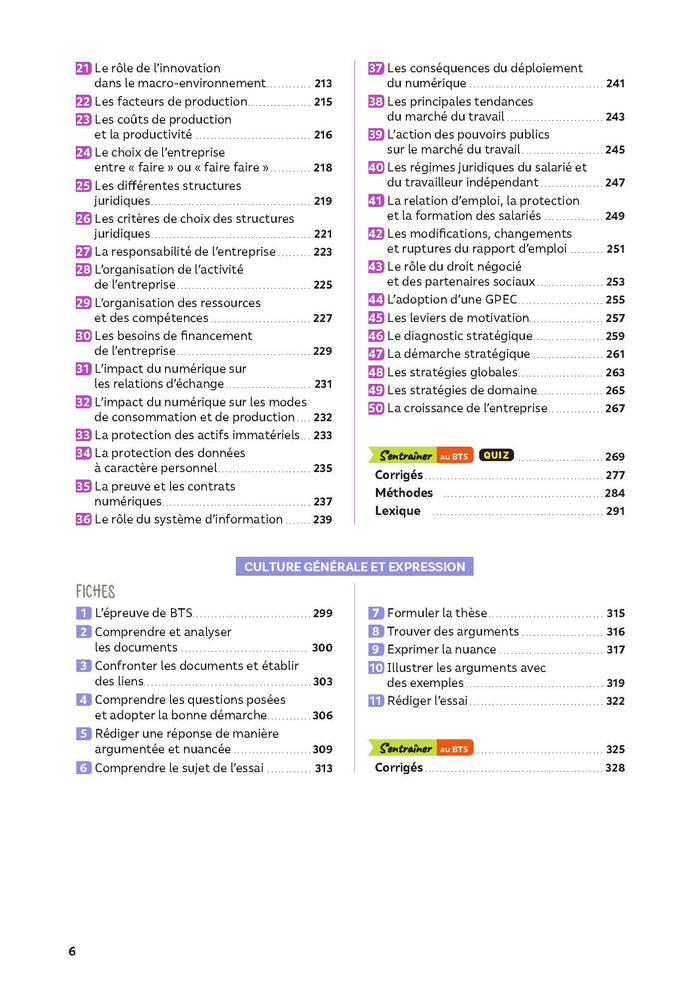 Toutes les matières BTS CG - Réflexe N° 11 - 2025-2026