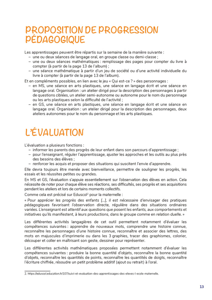 Pacadabra 2 : Guide pédagogique MS-GS