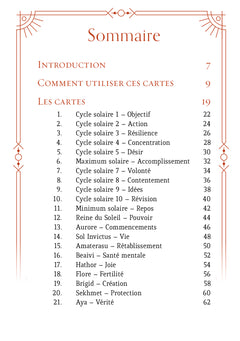 L'Oracle du Soleil - Une guidance sacrée à travers les cycles solaires et l'énergie des saisons