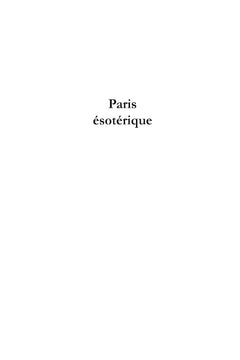 Paris Esotérique 1