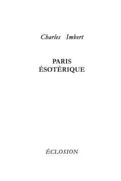 Paris Esotérique 1