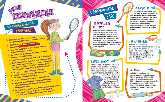 Le Tennis raconté aux enfants