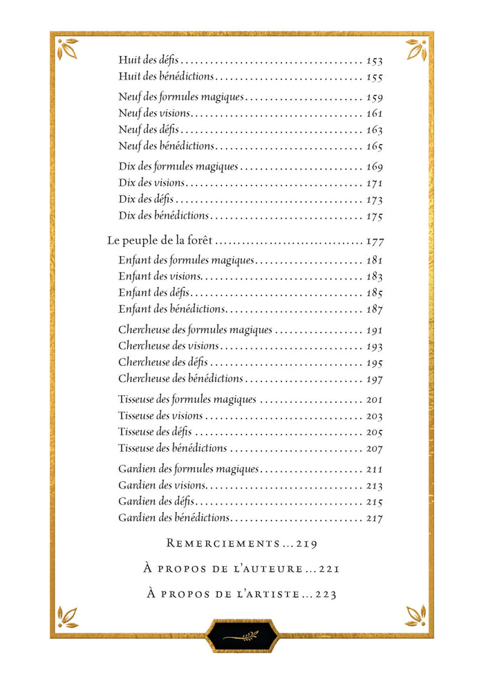 Le tarot des esprits de la forêt enchantée