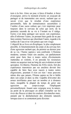 ANTHROPOLOGIE DU COMBAT