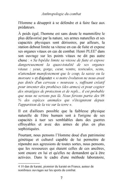 ANTHROPOLOGIE DU COMBAT