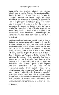 ANTHROPOLOGIE DU COMBAT