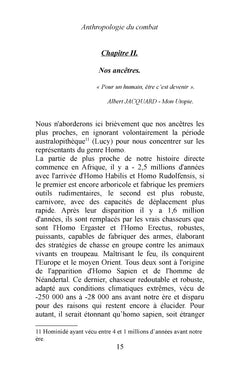 ANTHROPOLOGIE DU COMBAT