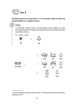Le chinois par les jeux