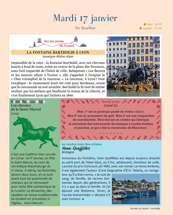 L'almanach des régions 2023