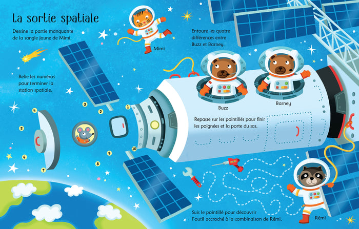 Dans l'espace - Je trace, j'efface