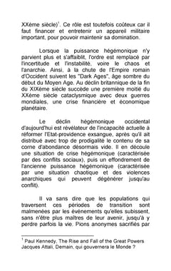 Ruptures millénaires