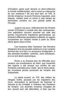 Ruptures millénaires