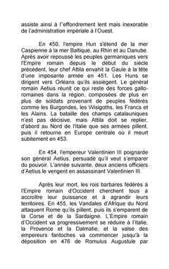 Ruptures millénaires