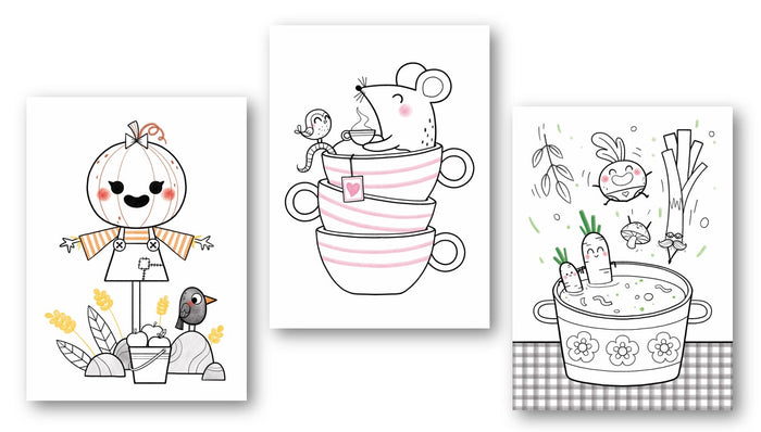 Je colorie l'automne