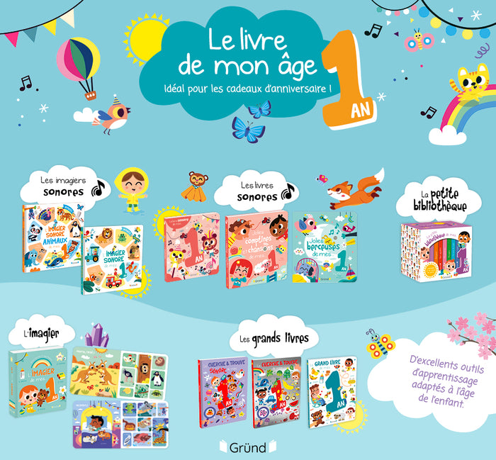 Le grand livre de mes 1 an – Imagier d'éveil