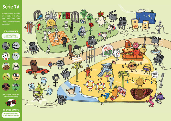 Cherche et trouve - Les Bidules chouettes font leur cinéma