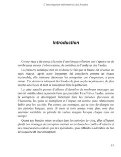 L'investigation informatisée des fraudes