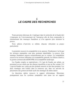L'investigation informatisée des fraudes