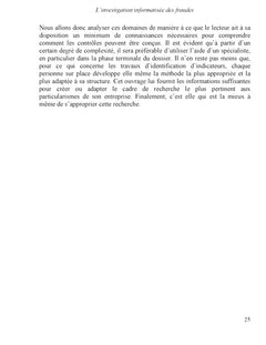 L'investigation informatisée des fraudes
