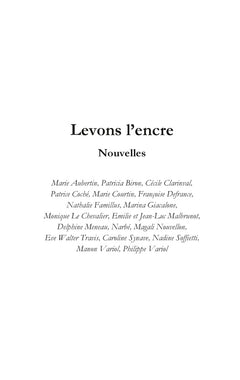 Levons l'encre