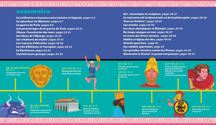 La Grèce antique racontée aux enfants