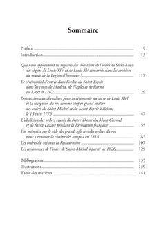 Les Ordres royaux français - Histoire des ancêtres de la Légion d'honneur
