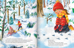 Petits coeurs sur la neige