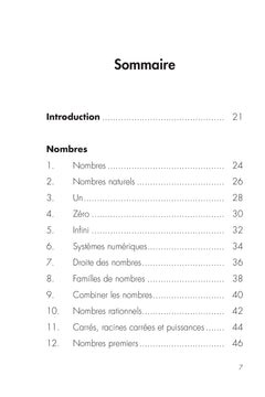 Mathématiques - Nombres, équations, géométrie, logique... en 200 concepts clés