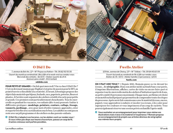 Paris DIY (Do it yourself) - Les meilleures ateliers et fournisseurs pour libérer sa créativité