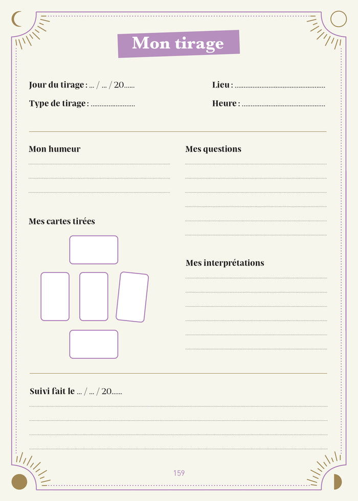 Mon journal de tirages