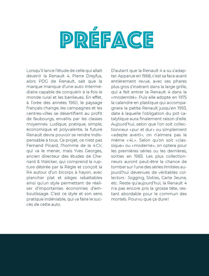 La 4 L: Renault 4 L - 30 ans d'aventure