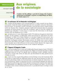 La sociologie - Repères pratiques