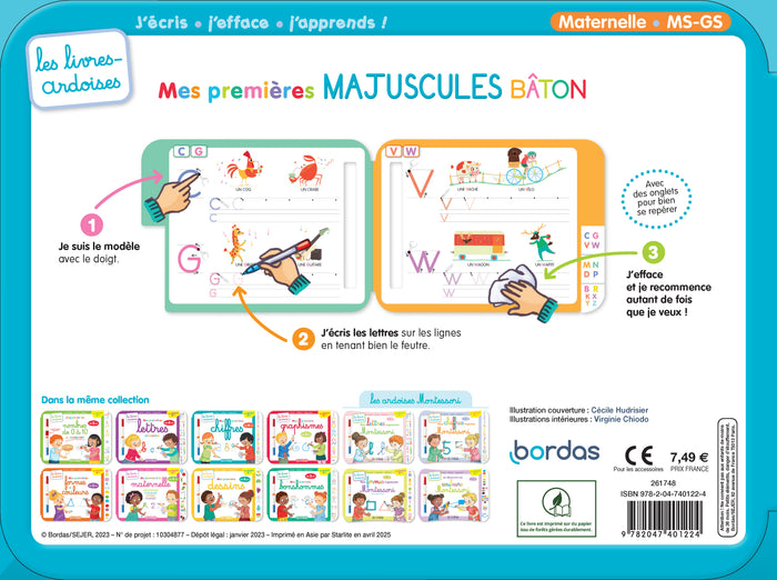 Mes premières majuscules bâton