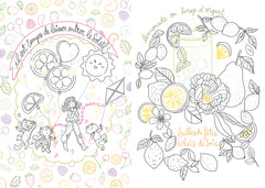 Mon coloriage romantique - Goûter gourmand