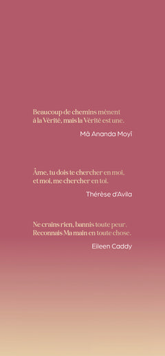 Ces mystiques qui nous éclaires et nous inspirent