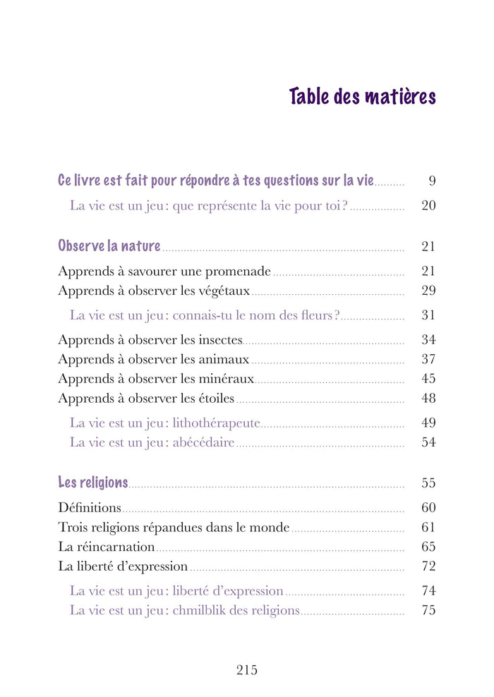 La vie expliquée aux enfants - Mais aussi aux adultes