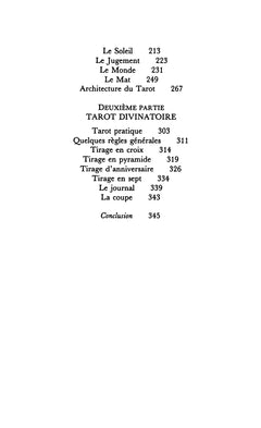 Tarots - Pratiques et interprétations
