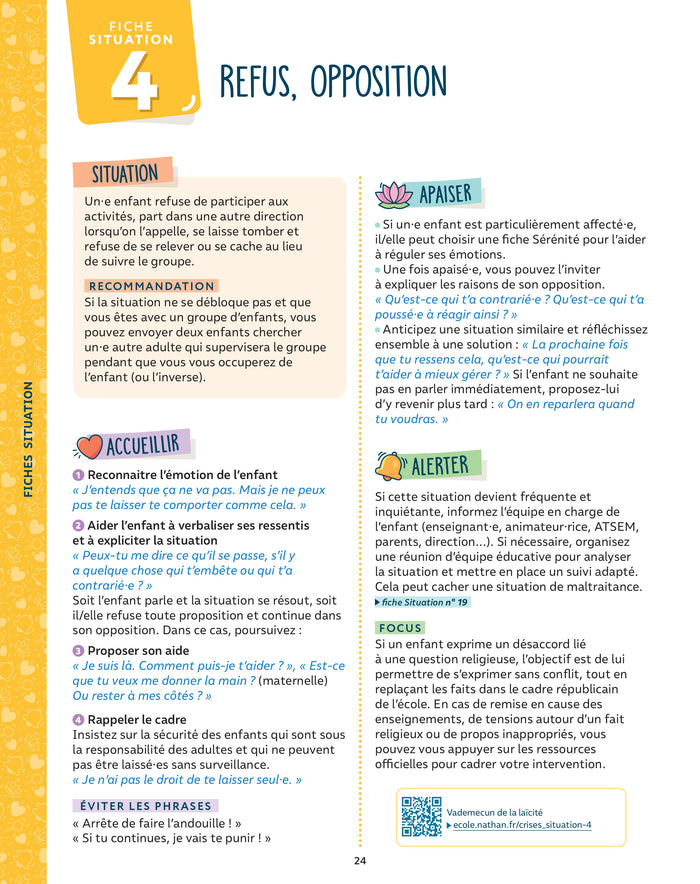 Être bien pour apprendre - Gérer les petites et les grosses crises au quotidien - Cycles 1, 2 et 3